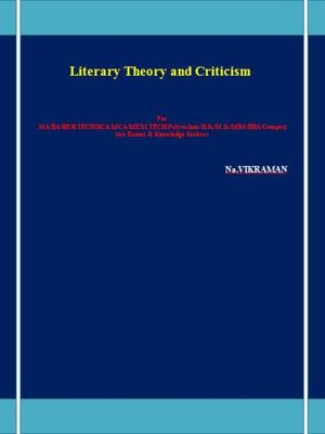 cover image of Literary Theory and Criticism